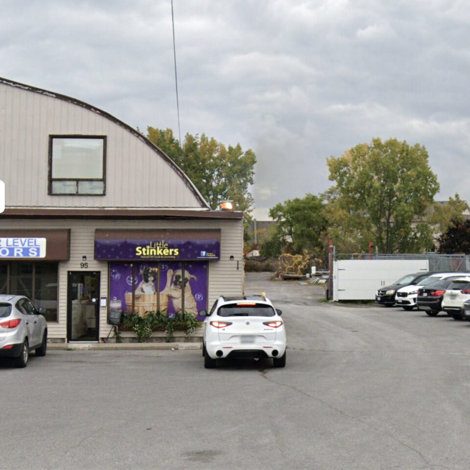 Little Stinkers Natural Pet Foods and Grooming 95 College Street West, Belleville Drop off hours: 9-6, every day except Sunday.